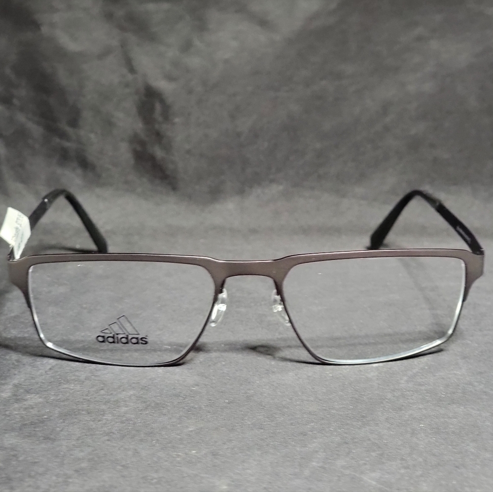 Adidas Eyeglass Frames Black Rectangular Men’s Frames Only NEW w/ Case